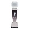 Prism Optical Crystal Baseball Trophy