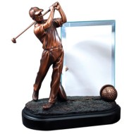 Resin Golf Sculpture Trophy