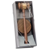 WALNUT GAVEL DIRECTOR'S SET